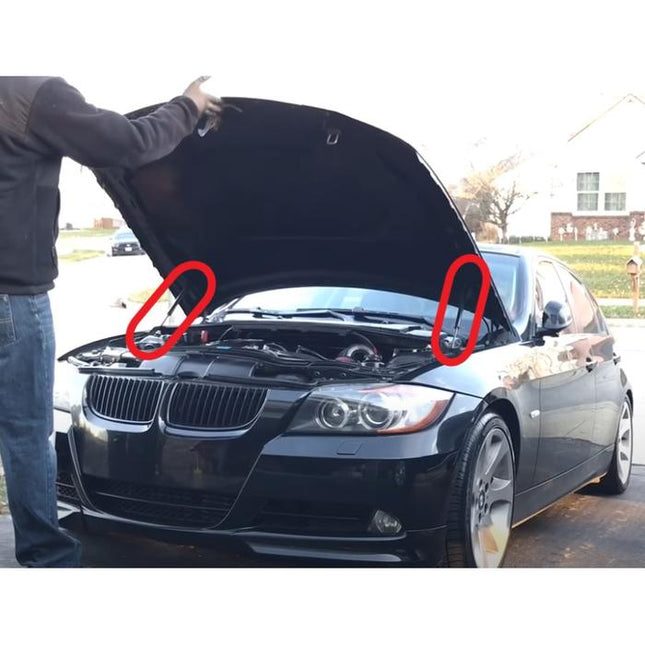 BMW E90 320i 320d Per Shock Hood Strut Kap Mesin
