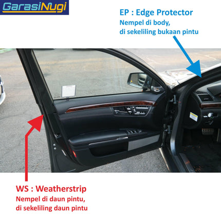 Door Seal For Mercedes W221 Karet Pintu Weatherstrip S300 S350