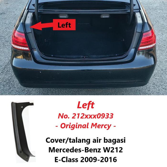 Mercedes W212 Karet Bagasi Cover Talang Air Samping Mercy E300