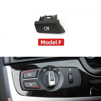 Tombol Putaran Lampu Headlight Fog Switch Knob BMW F10 F25 F07 523 X3