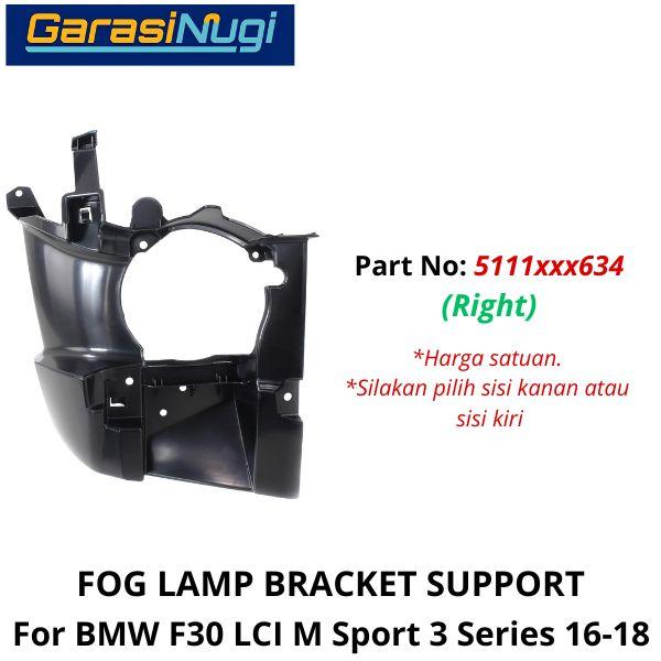 Fog Lamp For BMW F30 LCI M Sport Bracket Lampu Kabut Depan 320