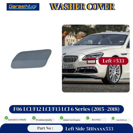 Cover Nozzle Washer For BMW F06 F12 F13 Tutup Lampu Bumper 6 Series