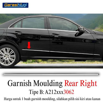 Chrome Stripe Mercy W212 Pre-FL Garnish Moulding E300