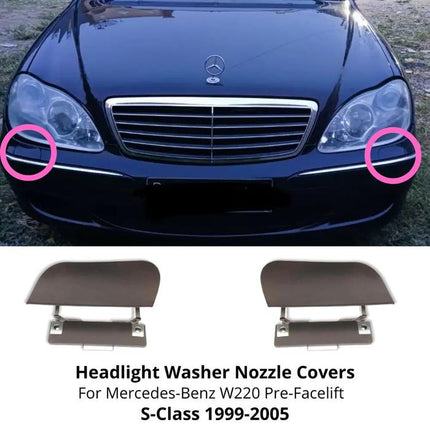 Nozzle Washer Cover Mercedes W220 Tutup Lampu Bumper S320 S280