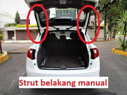Porsche Cayenne E2 958 Hood Strut Shock Mesin Bagasi Depan Belakang