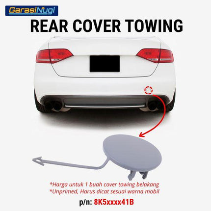 Cover Towing For Audi A4 Bumper Tow Tutup Lubang Derek Standard B8