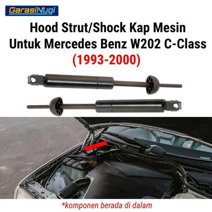 Hood Struts Mercedes W202 Shock Kap Mesin C-Class C180 C240