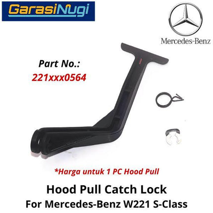 Hood Latch Mercy W221 Pull Handle Tarikan Kap Mesin Original S350