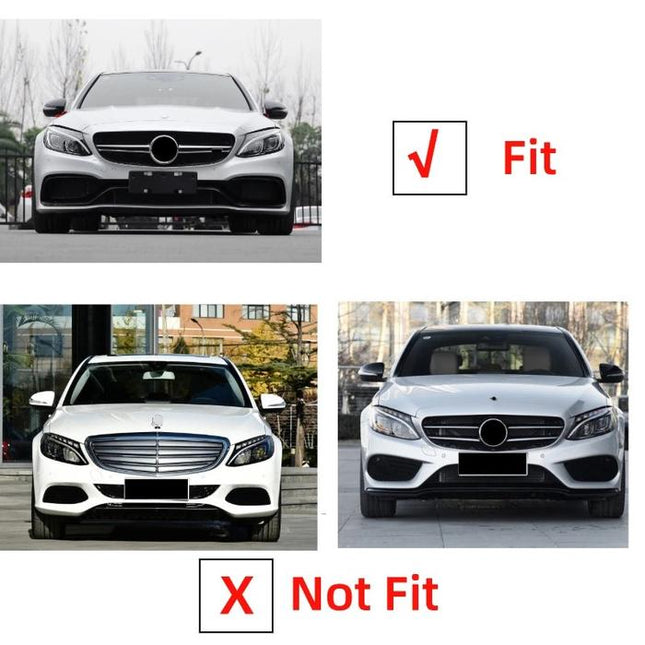 Mercedes W205 Mercy C63 Grill Hidung Chrome Grille AMG C63S