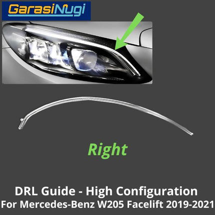 Sein DRL Guide Mercy W205 FL High LED Eyebrow Light Lampu Alis C300