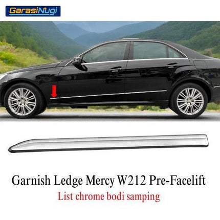 Chrome Stripe Mercy W212 Pre-FL Garnish Ledge Moulding Original E300
