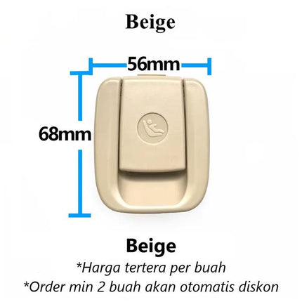 ISOFIX Cover For BMW F48 F39 F46 Tutup Kursi Anak Rear Seat X1 X2 218