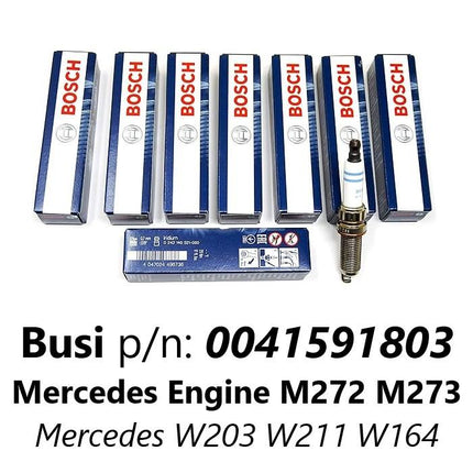 Busi Mercedes W203 W211 Engine Spark Plug M272 M273 C230 E280 0041591803