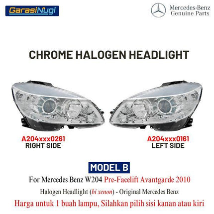 Headlamp For Mercy W204 Lampu Depan Headlight Front Lighting C200 C250