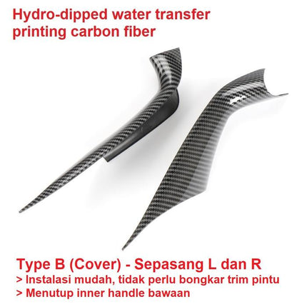 BMW G30 523i 520d Inner Door Handle Pegangan Pintu Carbon