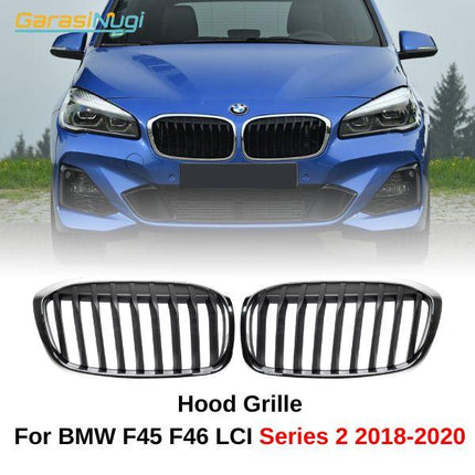 BMW F45 F46 LCI Grill Kidney Hidung Double Slat Glossy 218 2018