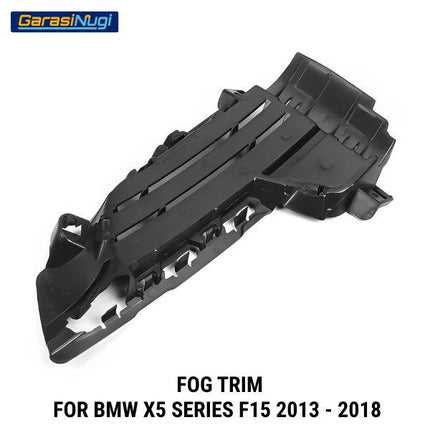 Fog Trim For BMW F15 Front Cover Chrome Lampu Kabut Grill Depan X5