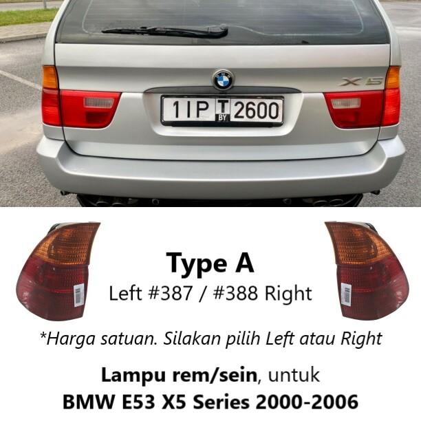 BMW E53 Lampu Rem Belakang Sein Brake Tail Light Blinker X5 2000-2006
