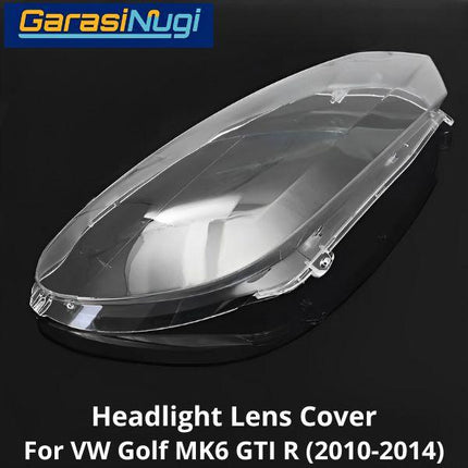 Mika Headlight VW Golf MK6 GTI R Lens Kaca Cover Lampu Depan 2010-2014