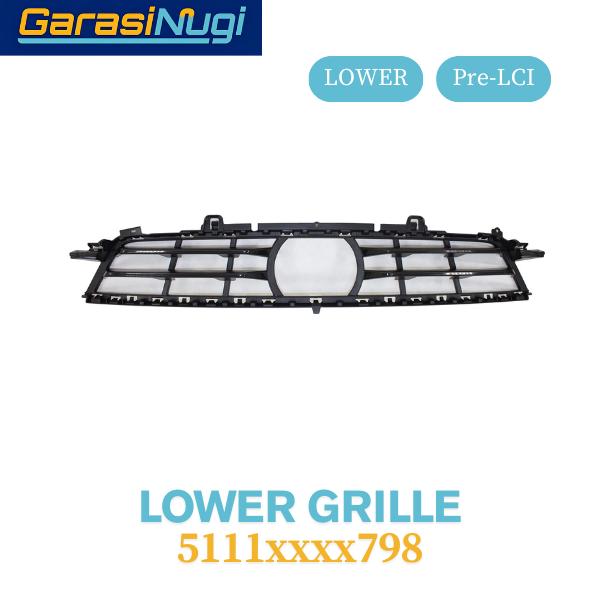 Lower Grille For BMW G05 Grill Cover Bumper Bawah X5