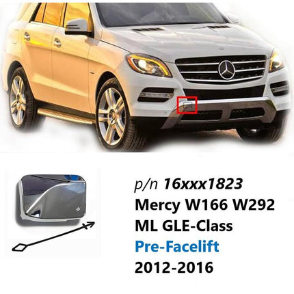 Lubang Towing Mercy W166 W292 Bumper Tow Derek Cover Mercedes ML GLE