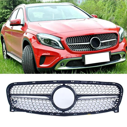 Mercedes X156 W156 Mercy GLA Class Grille Hidung Chrome Diamond GTR