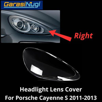 Mika Headlight 92A Porsche Cayenne Lens Kaca Cover Lampu Depan 11-13