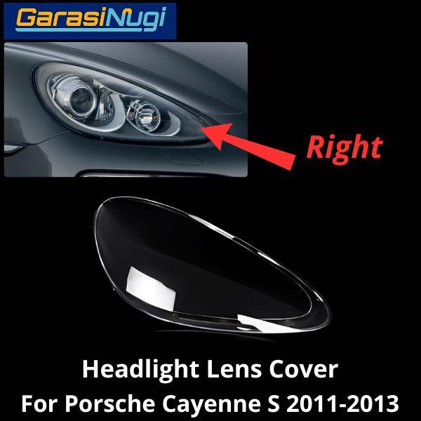 Mika Headlight 92A Porsche Cayenne Lens Kaca Cover Lampu Depan 11-13