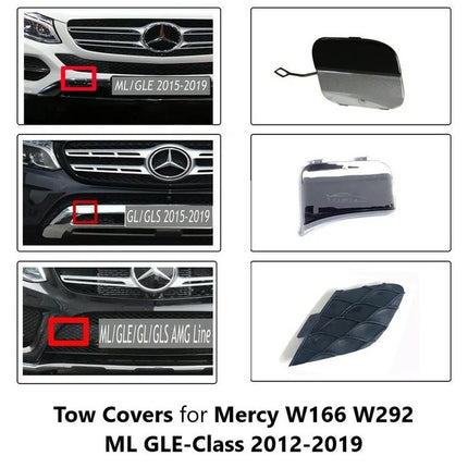 Lubang Towing Mercy W166 W292 Bumper Tow Derek Cover Mercedes ML GLE
