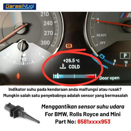 Ambient Air Temp BMW F10 F30 E90 Sensor Suhu Udara Luar Exterior 320