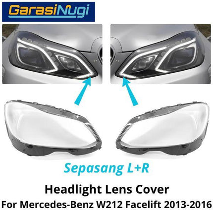 Mika Headlight Mercy W212 FL Lens Kaca Cover Lampu Depan E300 E200