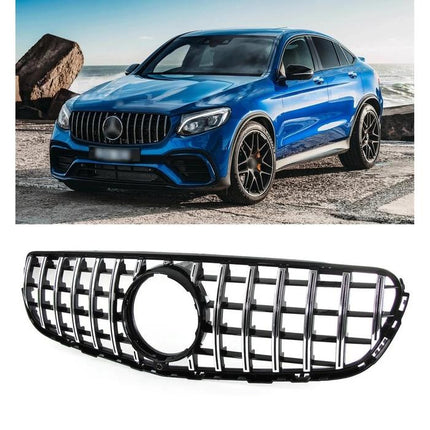 Mercedes X253 W253 Mercy GLC Class Grille Hidung Chrome Diamond GTR