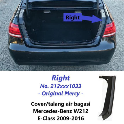 Mercedes W212 Karet Bagasi Cover Talang Air Samping Mercy E300