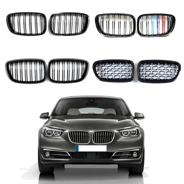 BMW Grill Kidney Grille Hidung Kap Diamond Slats Chrome F07 540 GT