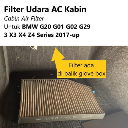 Filter Kabin For BMW G20 G01 G29 Saringan Udara AC Microfilter 320 X3
