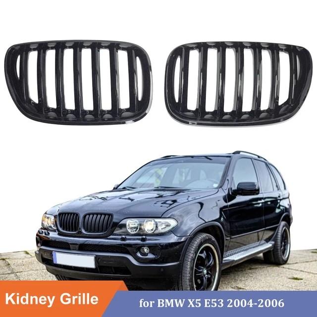 Kidney Grille For BMW E53 LCI Glossy Carbon Double Slat M Color X5