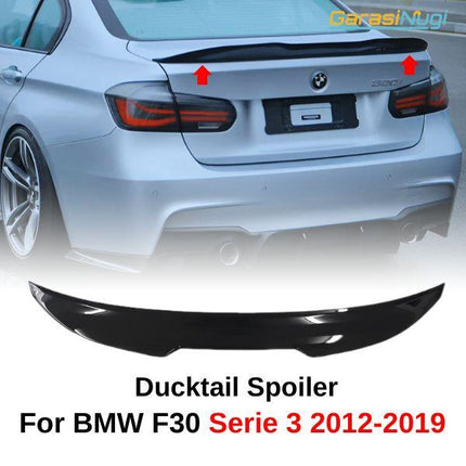 Ducktail Spoiler For BMW F30 Trunk Tail Wing Black Gloss 330 2012-2019