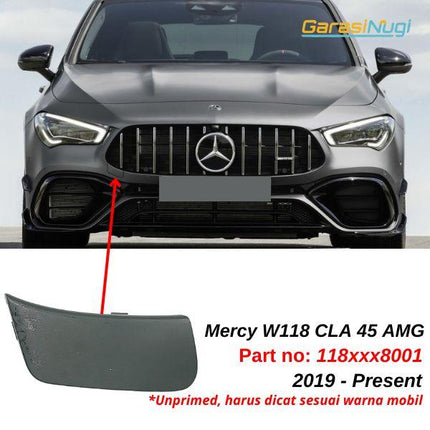 Lubang Towing Cover Mercy W118 Pre-Facelift Bumper Tow Derek Mercedes