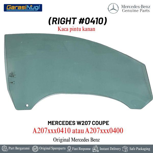 Glass Pane Mercy W207 Coupe Jendela Samping Pintu Kaca Depan E250