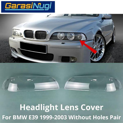 Mika Headlight For BMW E39 Lens Kaca Cover Lampu Depan 520 1999-2003