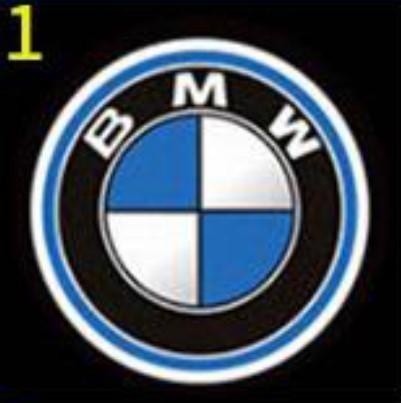 (Terbaru) 2pcs INFRARED Wireless LED pintu Mercy Logo Mercedes BMW