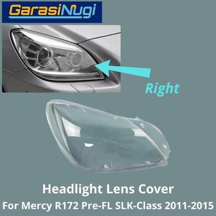 Mika Headlight Mercy R172 W172 Pre-FL Lens Kaca Cover Lampu Depan SLK