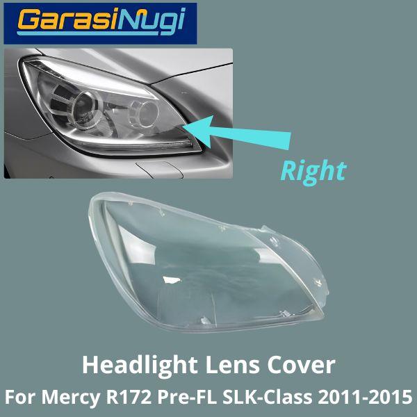 Mika Headlight Mercy R172 W172 Pre-FL Lens Kaca Cover Lampu Depan SLK