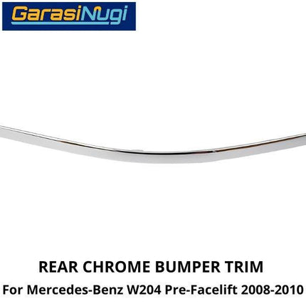 Rear Chrome Mercy W204 Pre-FL Bumper Trim Moulding Belakang C180