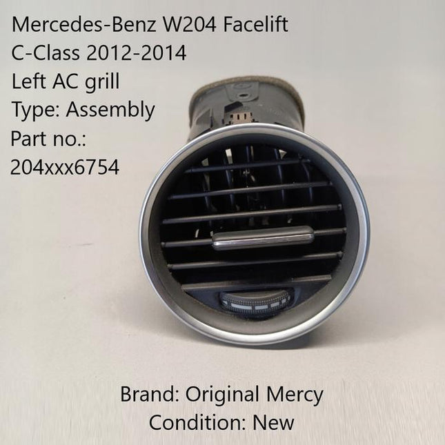 Mercedes W204 Facelift AC Depan Kisi Grill Assembly C200 2011-2014