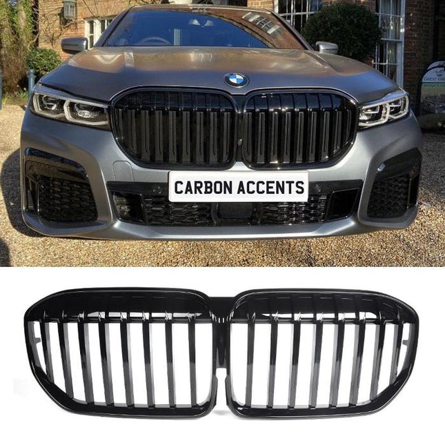 Kidney Grille For BMW G11 G12 LCI Kap Double Grill Glossy M Color 740