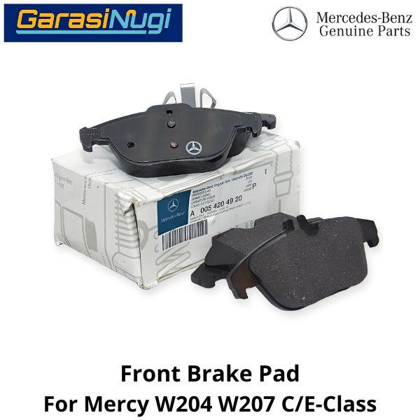 Front Brake Pads Mercy W204 W207 Kampas Rem 0054204920 Depan C200 E250