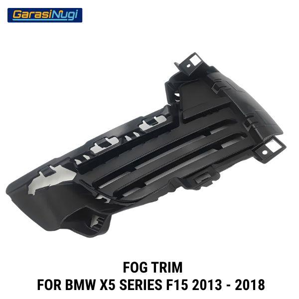 Fog Trim For BMW F15 Front Cover Chrome Lampu Kabut Grill Depan X5