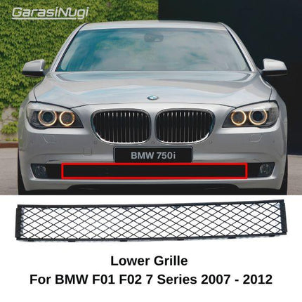 Lower Grille For BMW F01 F02 Pre-LCI Grill Cover Bumper Bawah 730 720