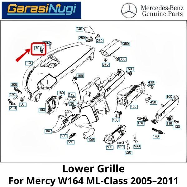 Mercy W207 W176 W204 Sun Light Sensor Radar Cahaya Matahari A200 C200
